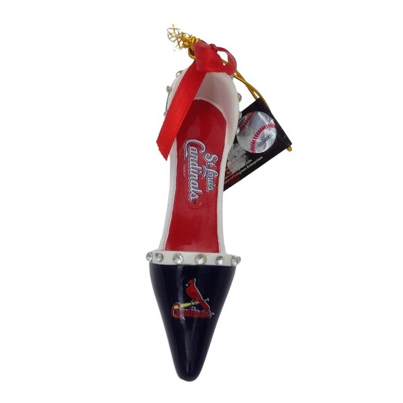 St. Louis Cardinals MLB High Heel Shoe Ornament Christmas Collectible - Picture 2 of 5